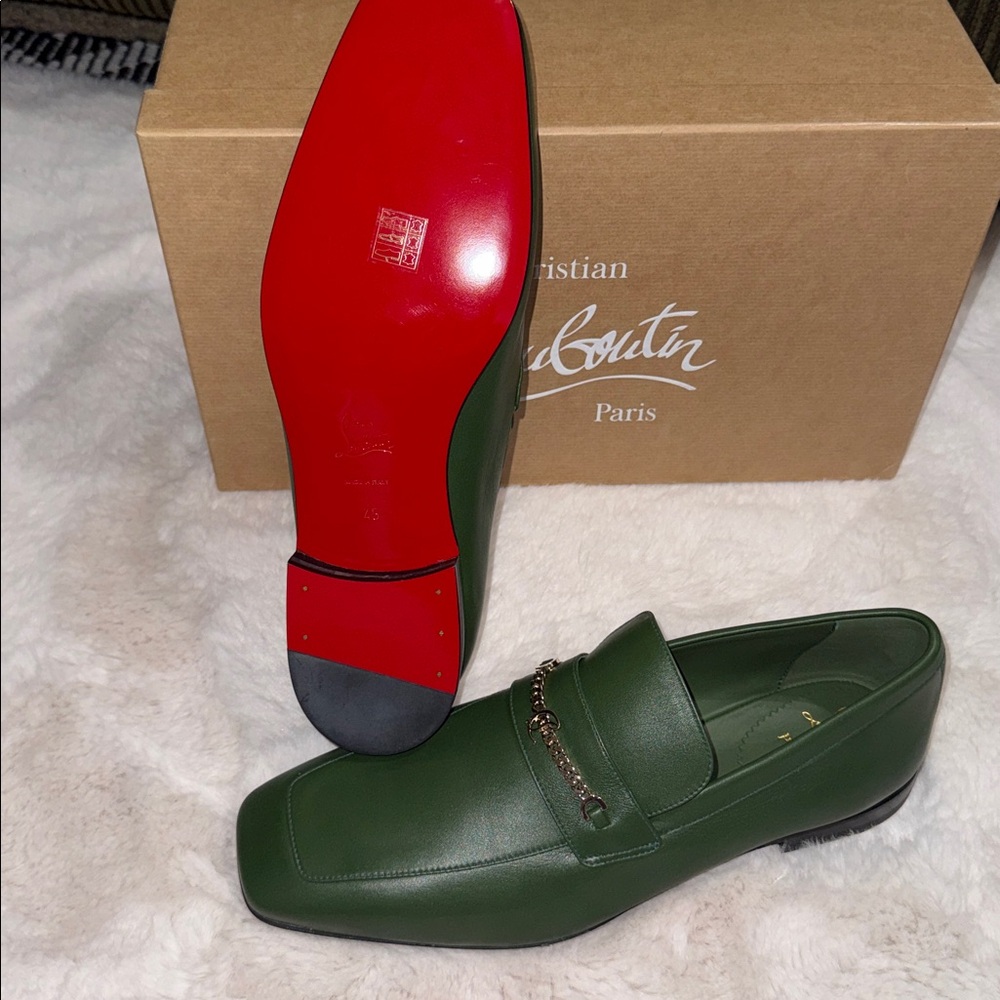 Christian Louboutin Men’s 45 (US 11) MJ Moc Uomo Flat / NEW in box
